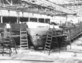Samenvoegen van de Calpam 22 en Domphoorn bij scheepswerf Schram in Bolnes.