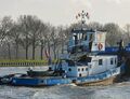 Dirk II op het Amsterdam-Rijnkanaal bij Breukelen.