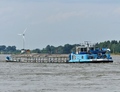 Dunav 4 op de Rijn bij Xanten.
