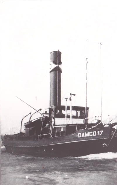 Damco 17 als stoomsleepboot