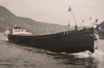 De Dymjo op de Rijn 1962.