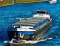 Jannie op het Amsterdam-Rijnkanaal bij Breukelen