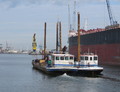 Libra met de Timmerbak 10 Waalhaven Rotterdam.