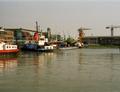 Caspia in de K.W. haven in Vlaardingen.