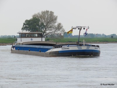 Twirring op de IJssel bij Bronckhorst.
