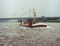 Volharding VII op het A'dam-Rijnkanaal bij Utrecht.
