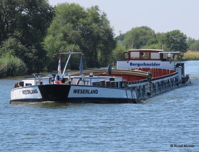 Weserland op de Midden Weser.