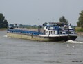 Danimex 3 opvarend op de IJssel bij Bronckhorst.