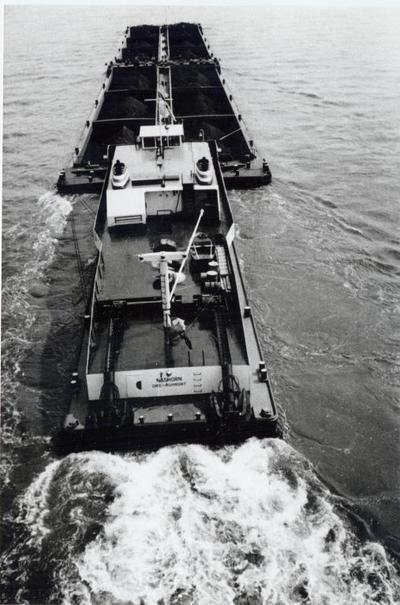 Rheinschub 8 met de duwboot Nashorn.