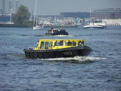 De WN 3 - Watersnip Binnen IJ Amsterdam.