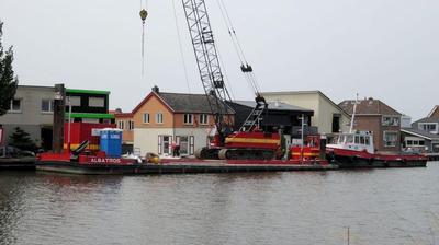 De Albatros met de Waterwerken Waddinxveen.