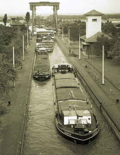 De Lilienstein in 1960 op het Dortmund-Ems-Kanal.