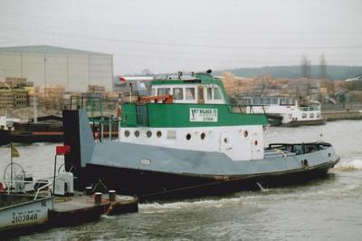 De Carvi met de duwboot Wiljaco-F 3.