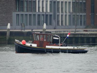 Onbekende sleepboot bij Dordrecht.