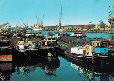 Jansje rond 1972 in de Maashaven Rotterdam.