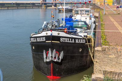 De Stella Maris aangemeerd in Zutphen.