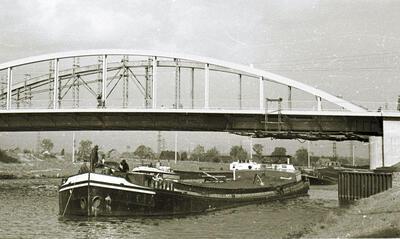 Onbekend schip 1951 Dordmund-Ems-Kanal.