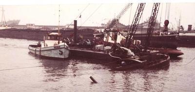 Zijpe half jaren 60 in de Waalhaven Rotterdam.
