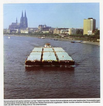 De Oranje 2 & Oranje 1 & Braunkohle 22 met de duwboot Oranje 1 Köln.
