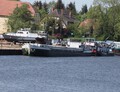 Franada in Genthin op het Elbe-Havel-Kanal.