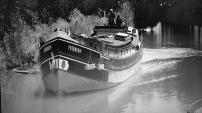 Freonskip op het Canal du Midi.