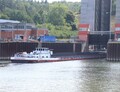 Niedersachsen II Scharnebeck Elbe-Seitenkanal beneden de scheepslift.