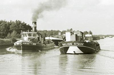 Helios in 1949 op het Dortmund-Ems-Kanal,