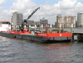 Scheldemond II met het werkvaartuig Scheldemond Dordrecht.