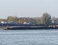 Atla 2 met de duwboot Bo-Jo Nieuwe Maas Rotterdam.