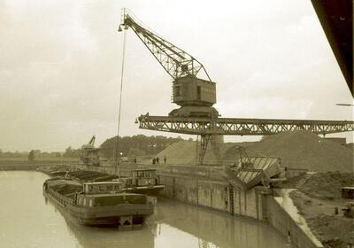 Harpen 45 met de Harpen 48 in 1959 op het Dordmund-Ems-kanal.