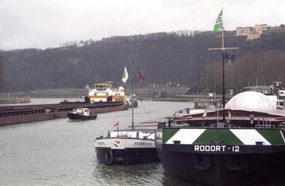 CFNR 421 Koblenz met de duwboot Albert Auberger Koblenz.