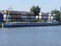 Typhon op de Ringvaart Gent bij Evergem.