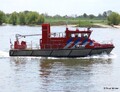 Batouwe afvarend op de Rijn bij Emmerik.
