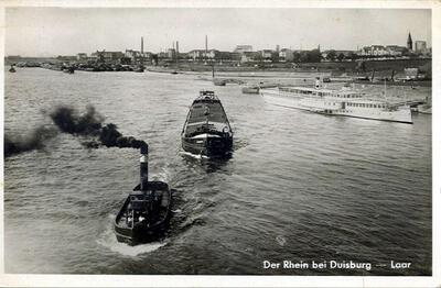Onbekende sleepvrachtschip van de Fransman in Duisburg.