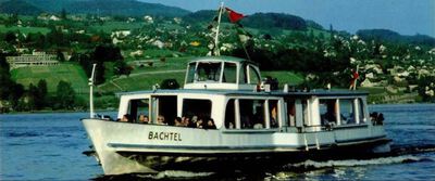 Bachtel op de Zürichsee.