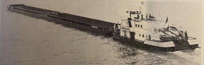Sanara 53 met de duwboot Auguste Detoeuf.