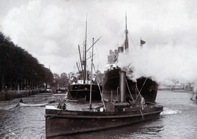 Cornelia in de Kalkhaven in Dordrecht.