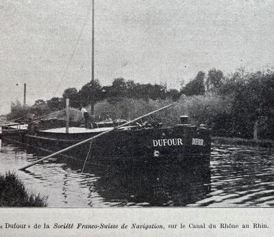 Dufour op het Canal du Rhone.
