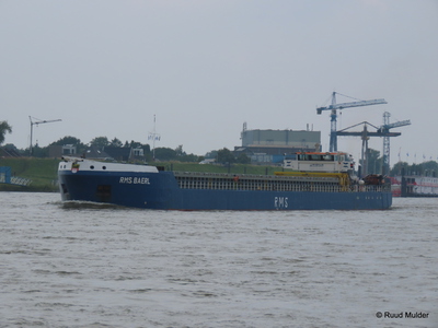 RMS Bearl op de Rijn.