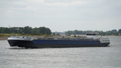 Bleu Sarah op de Rijn Xanten.


