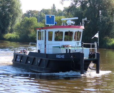 Riehe op de Mittelweser.
